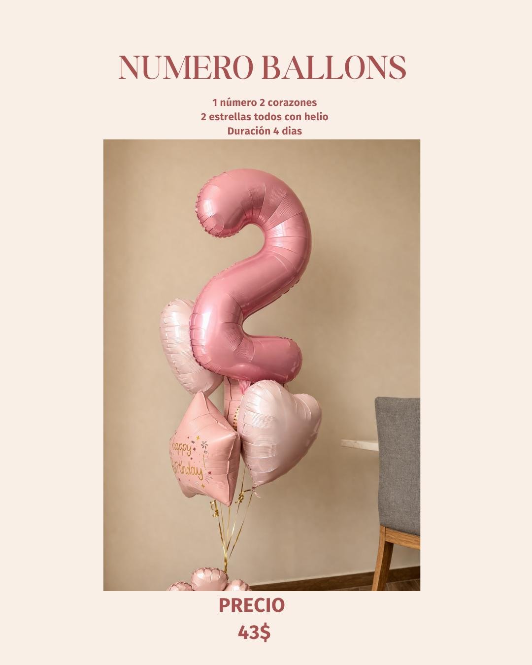 Número Ballons